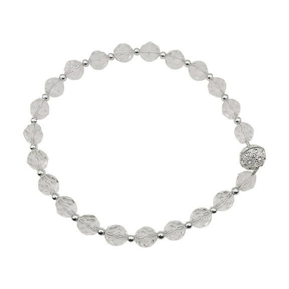 Magnetic Curtain Tiebacks, Curtain Tiebacks Crystal Bead Magnetic Durable Tie Backs Drapery Holdbacks Holder for Window Curtain Panels, Drapes, Home Decor, Clear