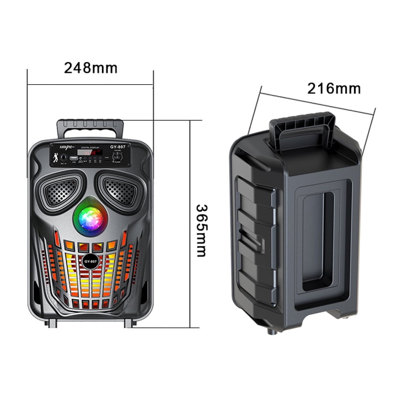 Nobie Vivid Karaoke Machine, Portable Bluetooth Speaker with Wireless Karaoke Microphones for Adults