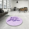 thumbnail image 3 of Ahgly Company Indoor Rectangle Patterned Heliotrope Purple Area Rugs, 3' x 5', 3 of 6