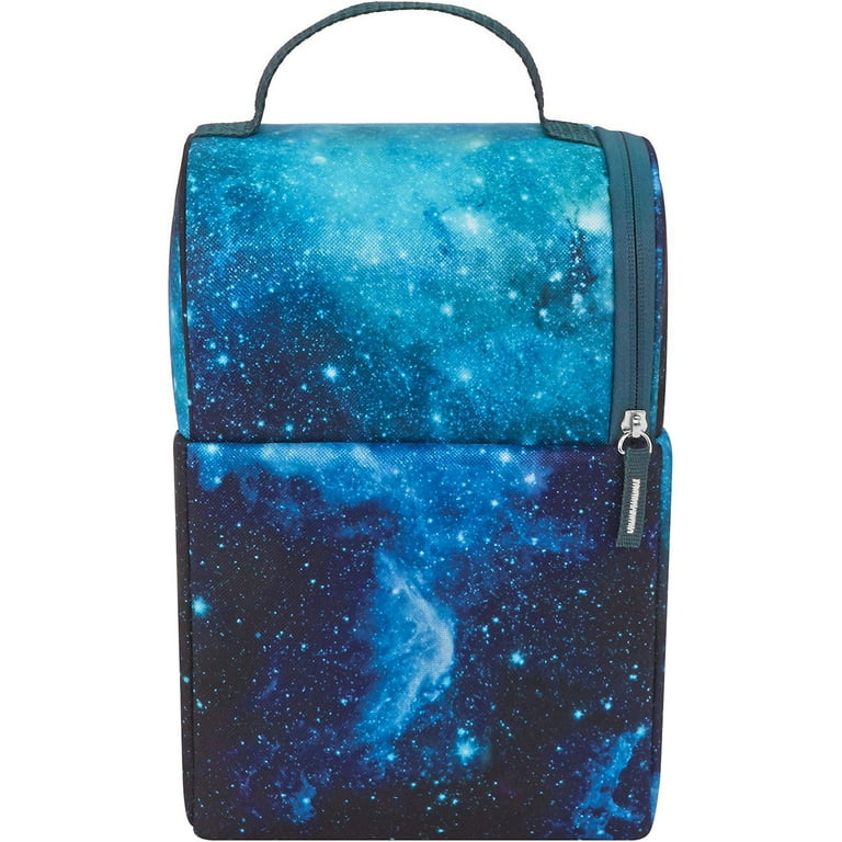 Thermos Kid s Tween Dual Compartment Soft Lunch Box Galaxy Teal
