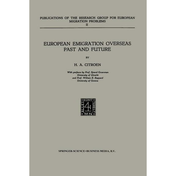 Publications of the Research Group for E European Emigration Overseas Past and Future, Book 2, (Paperback)