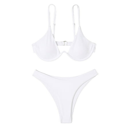 Bikini Set Swimwear Sexy Bikini 2023 Swimsuit Women Swimwear Push Up Bikini Set Thong Brazilian Bathing Suit Beach Wear Sexy One Piece Swimsuit for Women(Size:M)