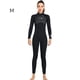 thumbnail image 2 of Soidarity Traje de buceo de 3mm, Material de nailon, buena elasticidad, traje de baño de una pieza de estilo de manga larga, traje de neopreno con ribete Deportes acuáticos Mujer Negro METRO Soidarity OD020682-09, 2 of 6
