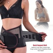 Menard Unisex Lumbar Back Brace With Strong Stability Bars for Lower Back Pain Relief,Breathable Waist Lumbar Support Lower Back Brace