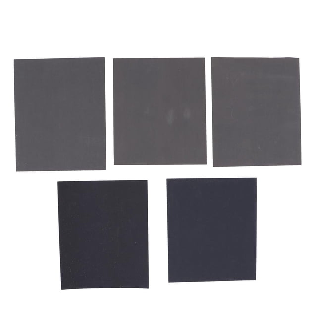 5 PCS Accesorio de Cara para Muñeca DIY Baoblaze Papel Esmerilado Negro