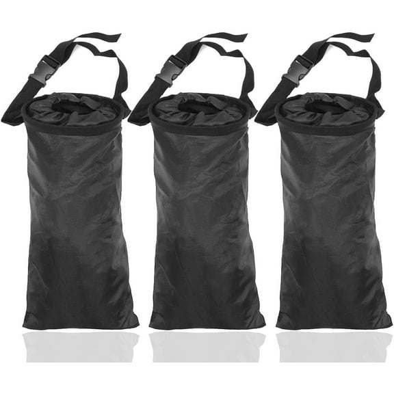 RONYOUNG 3PCS trash bags, hanging Detachable garbage bag for Back Seat for Outdoor Traveling Home Use Car Storage Bags
