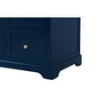 thumbnail image 4 of Elegant Decor Franklin 60" Aluminum MDF Single Bathroom Vanity in Blue, 4 of 15