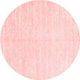 thumbnail image 1 of Ahgly Company Indoor Round Solid Red Modern Area Rugs, 6' Round, 1 of 4