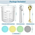thumbnail image 2 of Contenants de Pintes de Remplacement pour Ninja : Lot de 4 Pintes Creami de 16 Oz et Couvercles Compatibles avec les Séries NC299 NC300 - Sans BPA et Lavables au Lave-Vaisselle - Mesure de Mise à Niveau avec Couvercles et Cuillères en Métal, 2 of 8