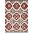 thumbnail image 2 of HomeRoots 591721 9 x 12 ft. Red & Beige Medallion Washable Indoor & Outdoor Rectangle Area Rug, 2 of 5
