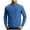 Blue, variant on Nmnitkp Mens Sweater Casual Fashion Round Neck Elasticity Pullover Sweater Base Layer Knit Long Sleeve Sweater Black,M