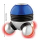 thumbnail image 2 of RO Masajeador Vibrador Masajeador vibratorio Masajeador eléctrico Masajeador de tres patas 1 azul 10 * 9.5 * 9.5cm Electrónica, 2 of 4