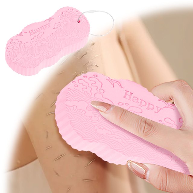 BKER Shower Sponge Exfoliating Natural Sponge Brush For Shower Shower Brush Back Brush For Cleaning Back Elbow Hip