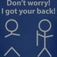 thumbnail image 3 of CafePress - Don't Worry! I Got Your Back! Kids Dark T Shirt - Dark T-Shirt Kids XS-XL, 3 of 4