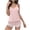 Pink, variant on Pajamas for Women Set Soft Touch Versatile and Comfortable Lace Suspender Top with Shorts and Set,Sizes S-2XL