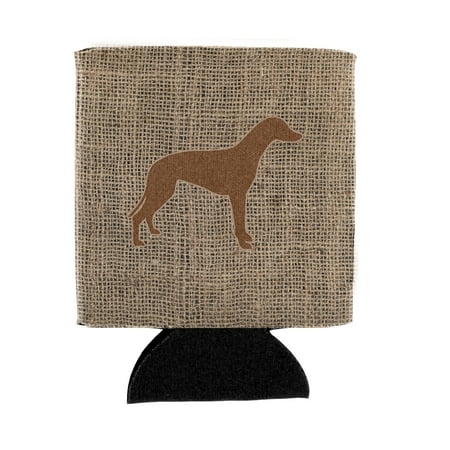 

Carolines Treasures BB1086-BL-BN-CC Greyhound Burlap and Brown BB1086 Can or Bottle Hugger Can Hugger multicolor