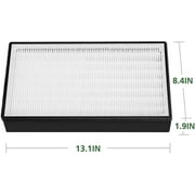 2 Pack A2 F2 H13 HEPA Replacement Filter Compatible with 3M Filtrete Room Air Purifier Models FAP-C02-A2, FAP-C03-A2, FAP-T03-A2, Part # 1150101