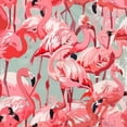 thumbnail image 6 of Orinice Flamingos Round Table Cover Stain Resistant Washable Indoor Outdoor Tablecloth Kitchen Dining Wedding Parties Picnic Farmhouse 100% Polyester Fiber 38-42, 6 of 8
