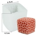 thumbnail image 2 of Molde de vela de panal de cubo 3D Oso de Fresa Silicona de soja geométrica de abeja, 2 of 5