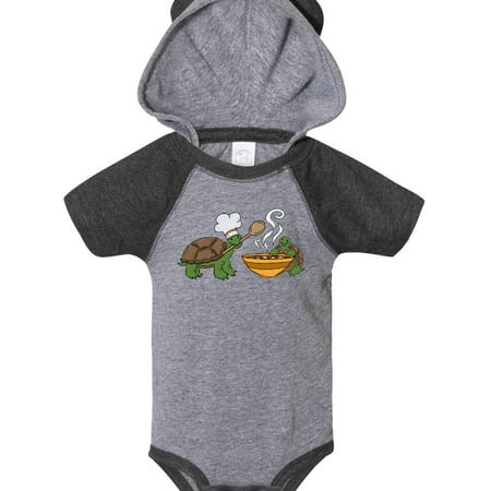 

Inktastic Cute Turtle Chefs Making Soup Gift Baby Boy or Baby Girl Bodysuit