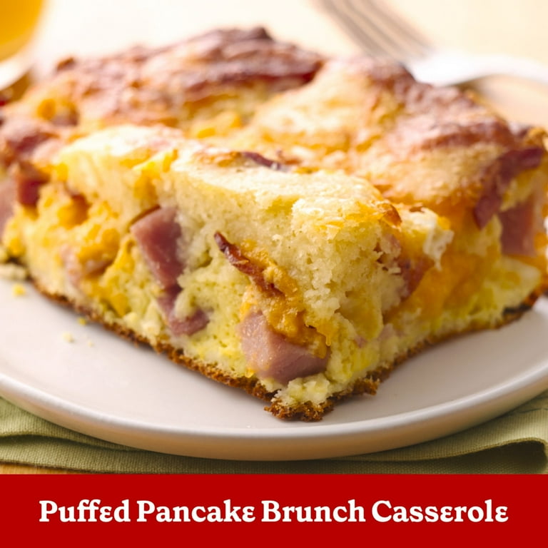 Pancake Mix Breakfast Casserole Made With Bisquick Bisquick