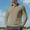 Brown, variant on Generic Men Long Sleeve Polo Shirts Casual Knit Golf Shirts Lightweight Dress Button T-Shirts Lapel Collared Pullover Tops