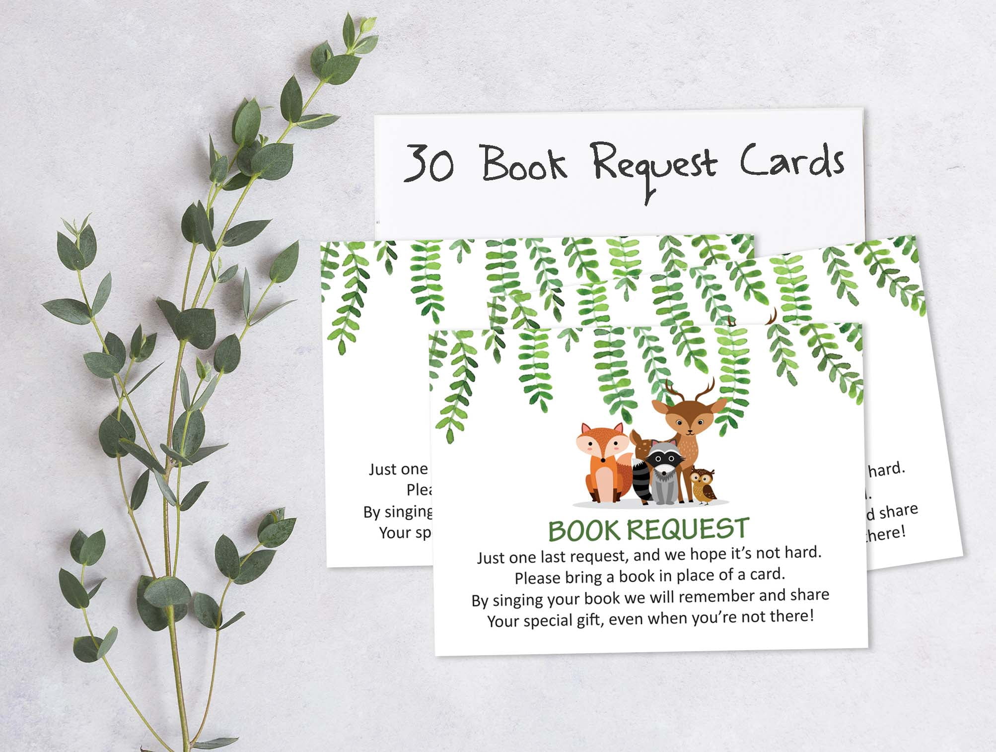 Inkdotpot Set Of 30Jungle Animals Baby Shower Invitations-Diaper Raffle Tickets And Baby Shower Book Request Cards Gender Neutral Invites Its A Boy Its A Girl