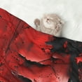 thumbnail image 2 of Pofeuu Abstract Red Textured Canvas Print Puppy Blanket,Dog Blankets,Pet Blanket Cozy Cat Blankets for Indoor Cats, Fuzzy Pet Blanket for Kitten Doggy Dog Blankets-Large, 2 of 8