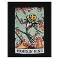 thumbnail image 5 of The Nightmare Before Christmas Men's The Pumpkin King Flames Adult T-Shirt, 5 of 5