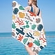 thumbnail image 1 of Xihbxyly Toalla de Playa de Microfibra, Resistente a La Arena y de Secado Rápido, Ligera y Compacta, Ideal para Viajes, Piscina, Camping, Senderismo, Multiusos, 76 X 152 Cm., 1 of 3