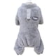 thumbnail image 1 of Pijamas para mascotas de forro polar sherpa con anilla en D para perros pequeños y gatos, suéter para cachorros, pijama, mono, abrigo suave, ropa de invierno cálida para yorkshire terrier y, 1 of 6