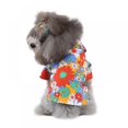 thumbnail image 2 of Balems Dog Vest Clothes Summer Beach Shirt Dog clothing Beach Casual Pet Floral Short Sleeve, 2 of 7