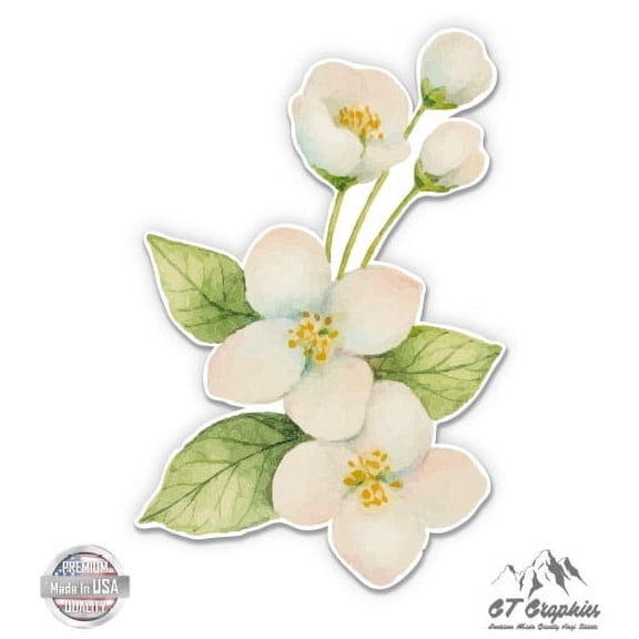 Jasmine Pretty - 3" Vinyl Sticker - For Car Laptop I-Pad Phone Helmet Hard Hat - Waterproof Decal
