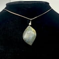 thumbnail image 2 of Labradorite Sterling Silver Drop Pendant | 1 7/8" Long | Blue Rainbow |, 2 of 9