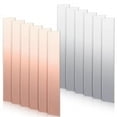 thumbnail image 1 of 12 Pcs Pure Copper Zinc Anode Sheet 99.9% High Purity Copper Zinc Electrode Strips 0.04 Inch X 0.98 Inch X 5.98 Inch, 1 of 6