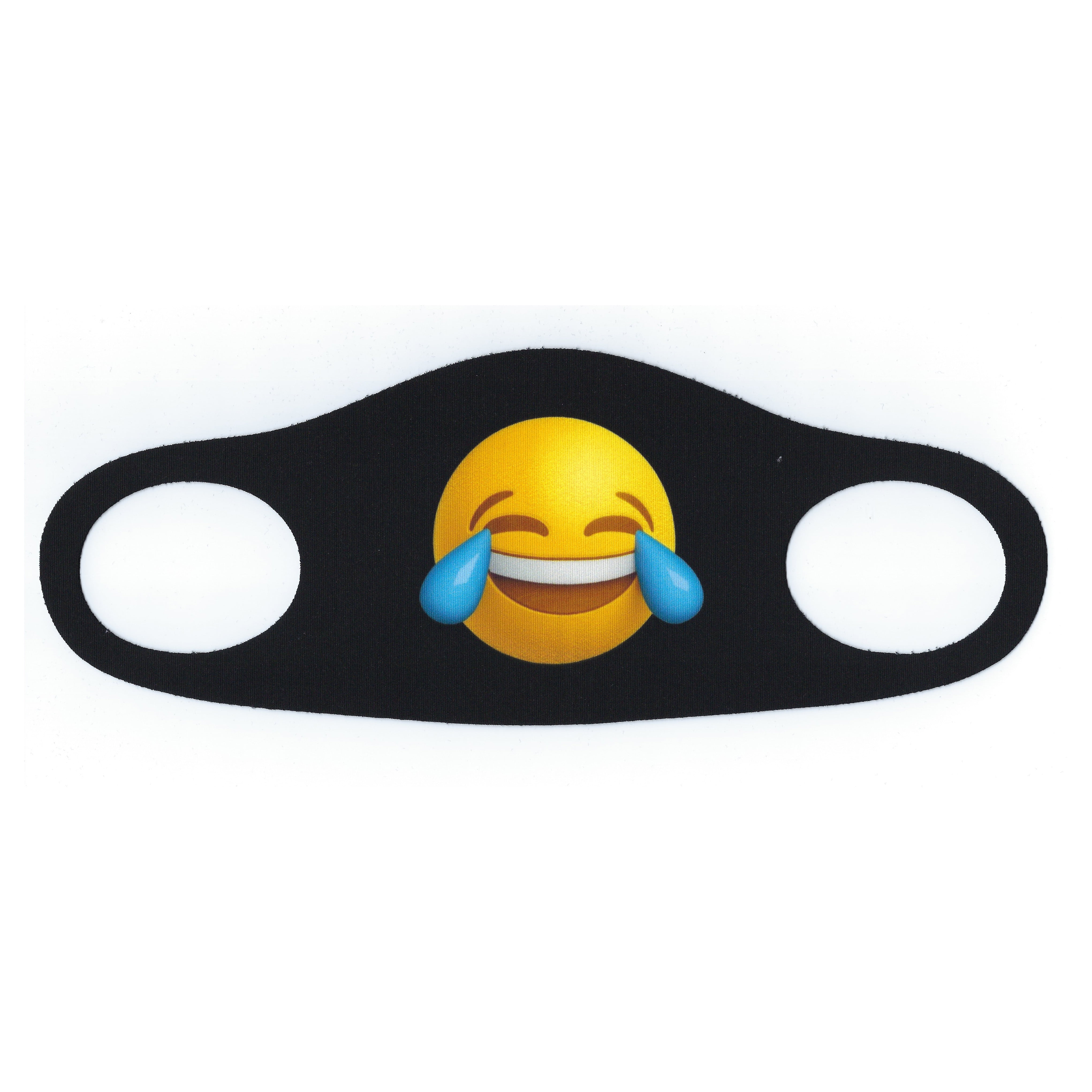 LOL Emoji Funny Face Mask Washable Reusable Cute Unisex Athletic ...