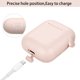 thumbnail image 5 of Funda protectora de silicona para AirPods para Apple de primera y segunda generación, 5 of 7
