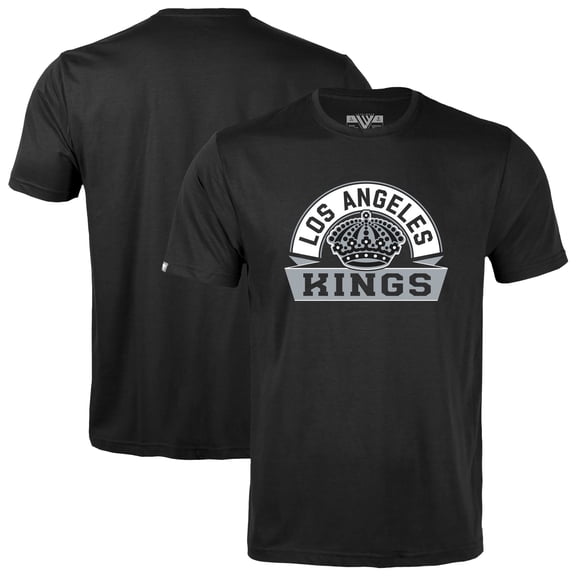 Youth Levelwear  Black Los Angeles Kings Little Richmond Banner Arch T-Shirt