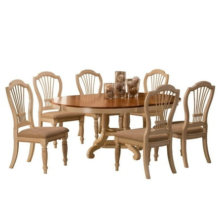 Hilale Furniture Wilshire 7 Piece Round Dining Set With Side Hilale Furniture Wilshire 7 Piece Round Dining Set With Side Chairs Multiple Colors