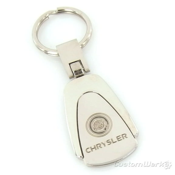 Chrysler Tear Drop Keychain (Chrome)