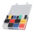 thumbnail image 4 of Kit de tubos termorretráctiles de 580 Uds., respetuoso con el medio ambiente, 6 colores, 10 tamaños, tubos de envoltura termorretráctil de aislamiento para cables, 4 of 8