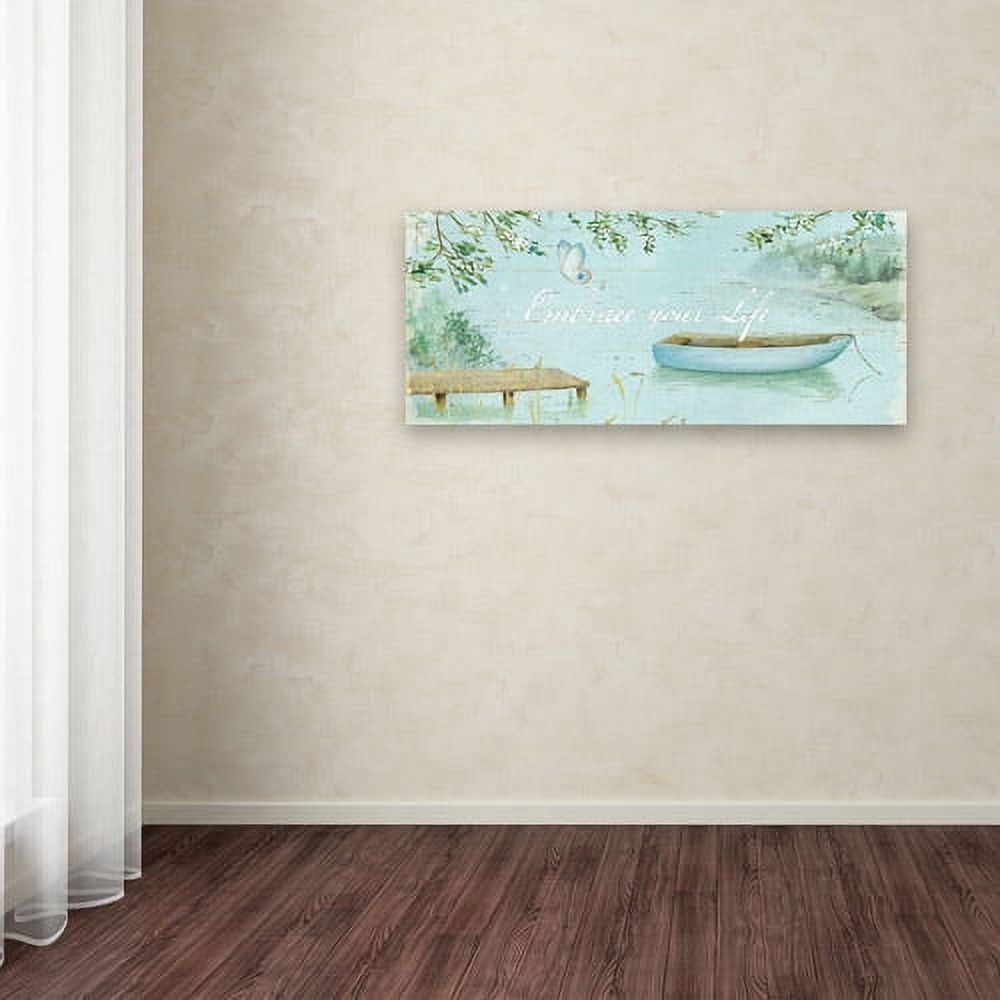 Trademark Fine Art "Serene Moments V" Canvas Art by Daphne Brissonnet