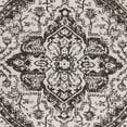 thumbnail image 5 of Safavieh Beach House Mai Traditional Outdoor Area Rug, Light Grey/Charcoal, 6'7" x 6'7" Round, 5 of 6