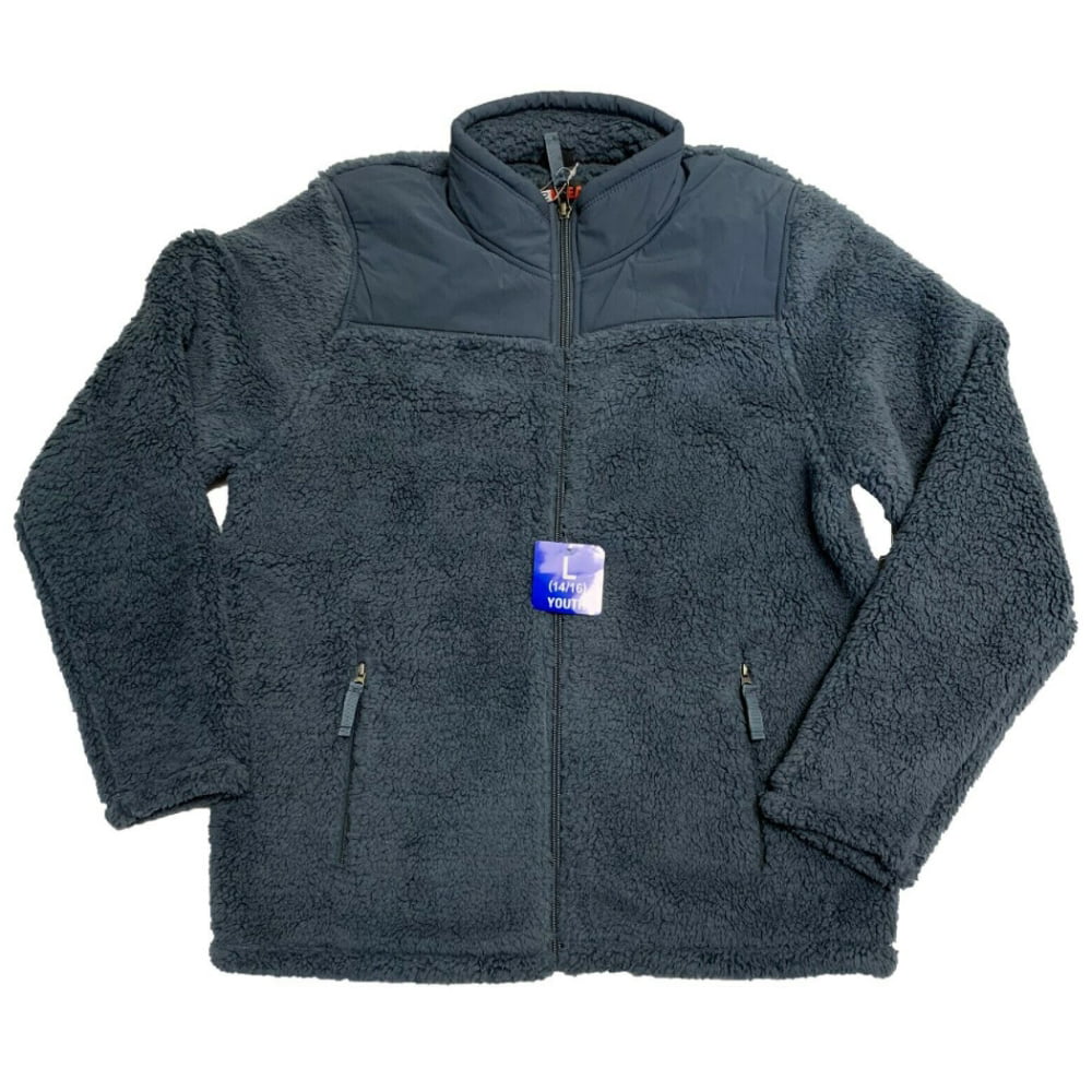 32 Degrees - 32 Degrees Heat Boy's Sherpa Lined Fleece Full Zip Jacket ...