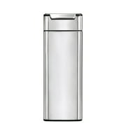 simplehuman 40 Liter / 10.6 Gallon Slim Touch-Bar Kitchen Trash Can, Brushed Stainless Steel