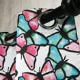 thumbnail image 4 of Ambesonne Teal Grommet Curtain, Blue and Pink Animal, 50" x 63", Blue Pink Black, 4 of 6