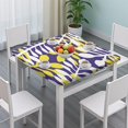 thumbnail image 3 of Bohemian Print Square Tablecloth 34x34 Inch with Elastic Hem, Perfect for Card Tables and Outdoor Dining Settings, 3 of 6