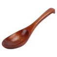 thumbnail image 3 of 5 Pcs Wooden Spoons Natural Safe Comfortable Light Weight Sturdy Wood Mixing Spoons, 3 of 21