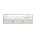 thumbnail image 4 of DHP Rhodes Twin to King Wood Daybed with Storage Drawer, White, 4 of 20
