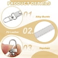 thumbnail image 3 of Uxcell Leather Purse Handle Strap Replacement for DIY Women Clutch Bags and Handbags White, 3 of 7
